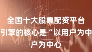 全国十大股票配资平台该引擎的核心是“以用户为中心